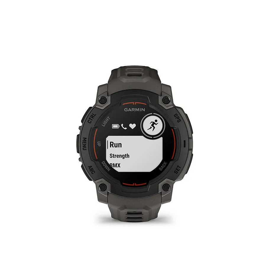 Garmin Instinct E 45mm Watch Watch Color: Black Wristband: Charcoal - Silicone