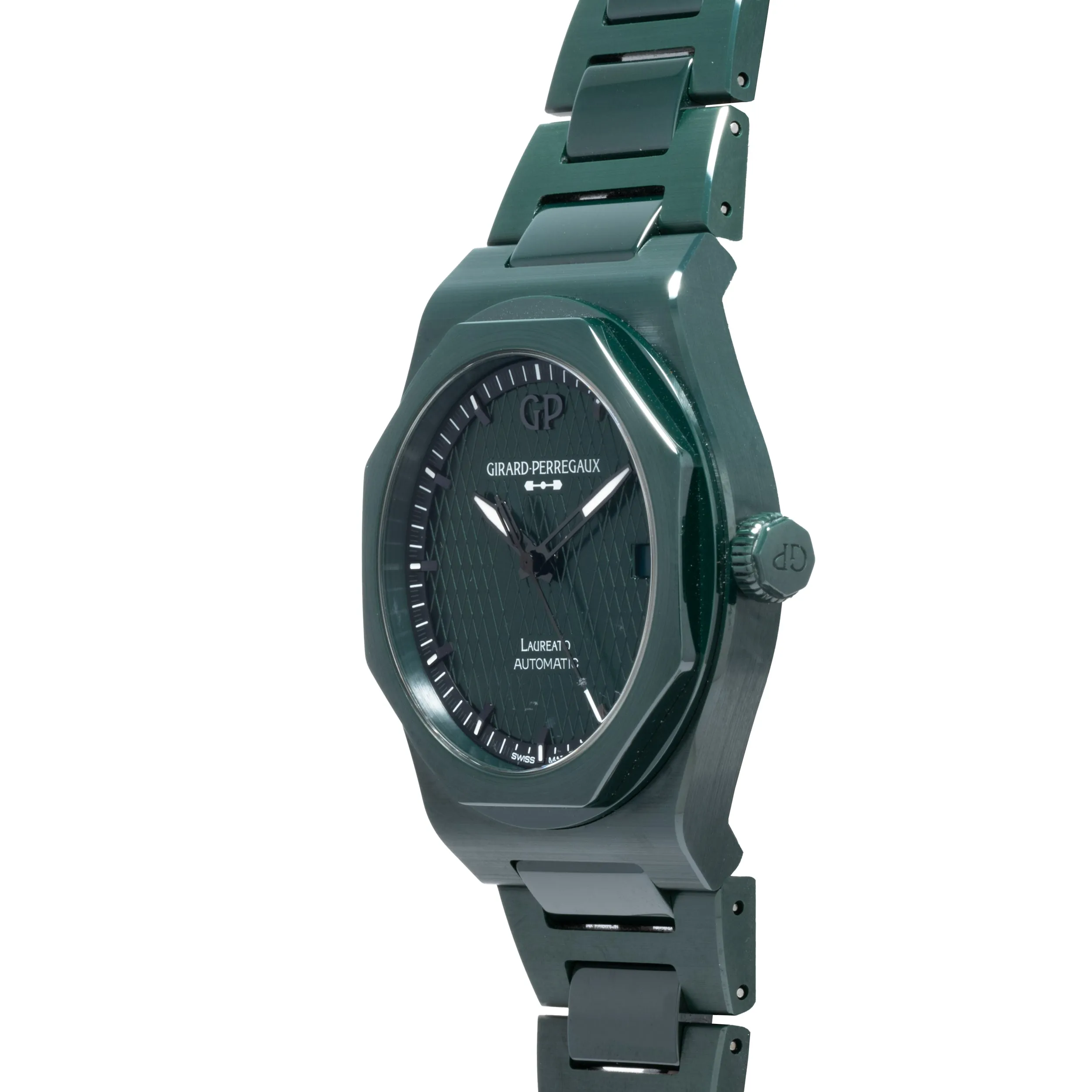 Girard Perregaux Laureato Green Ceramic Aston Martin Edition