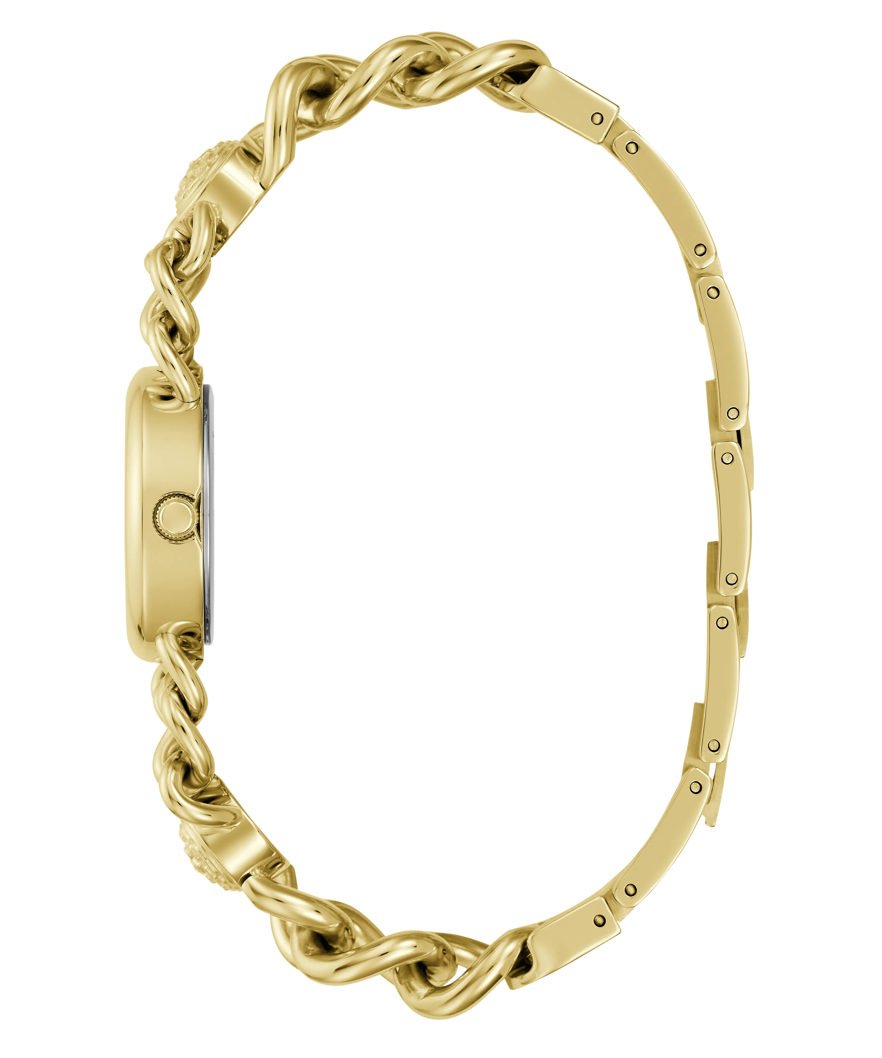 GUESS Ladies Gold Tone Analog Watch