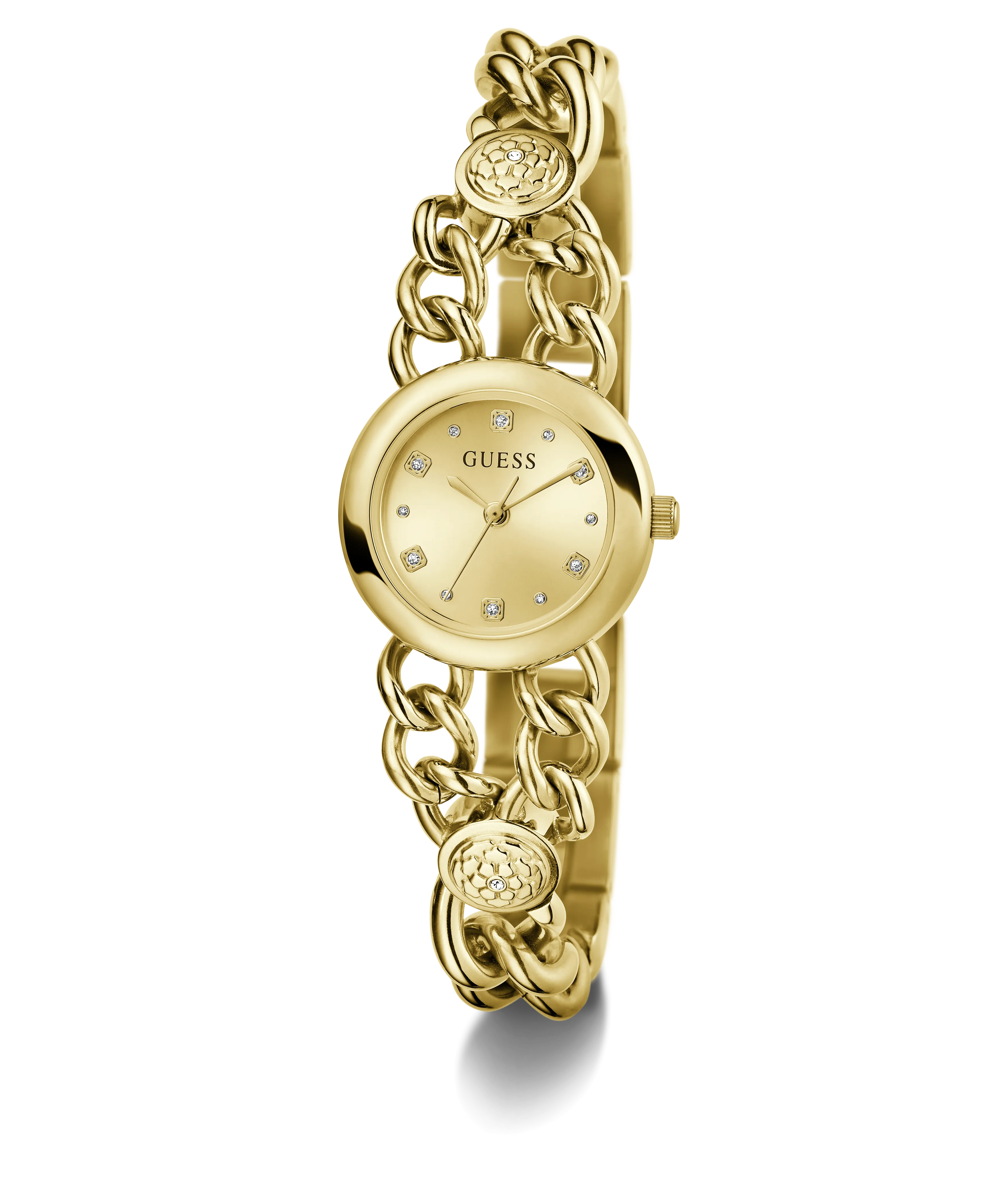 GUESS Ladies Gold Tone Analog Watch