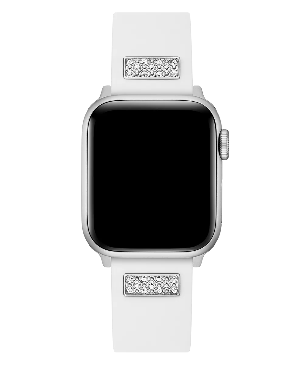 GUESS Silcone Band with Crystals insert for Apple 38-40 mm Watch