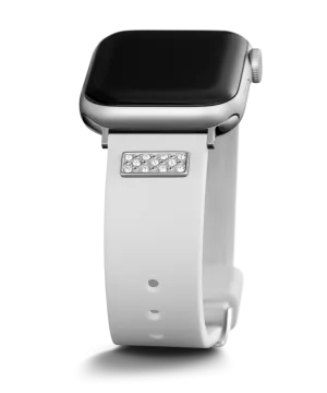 GUESS Silcone Band with Crystals insert for Apple 38-40 mm Watch