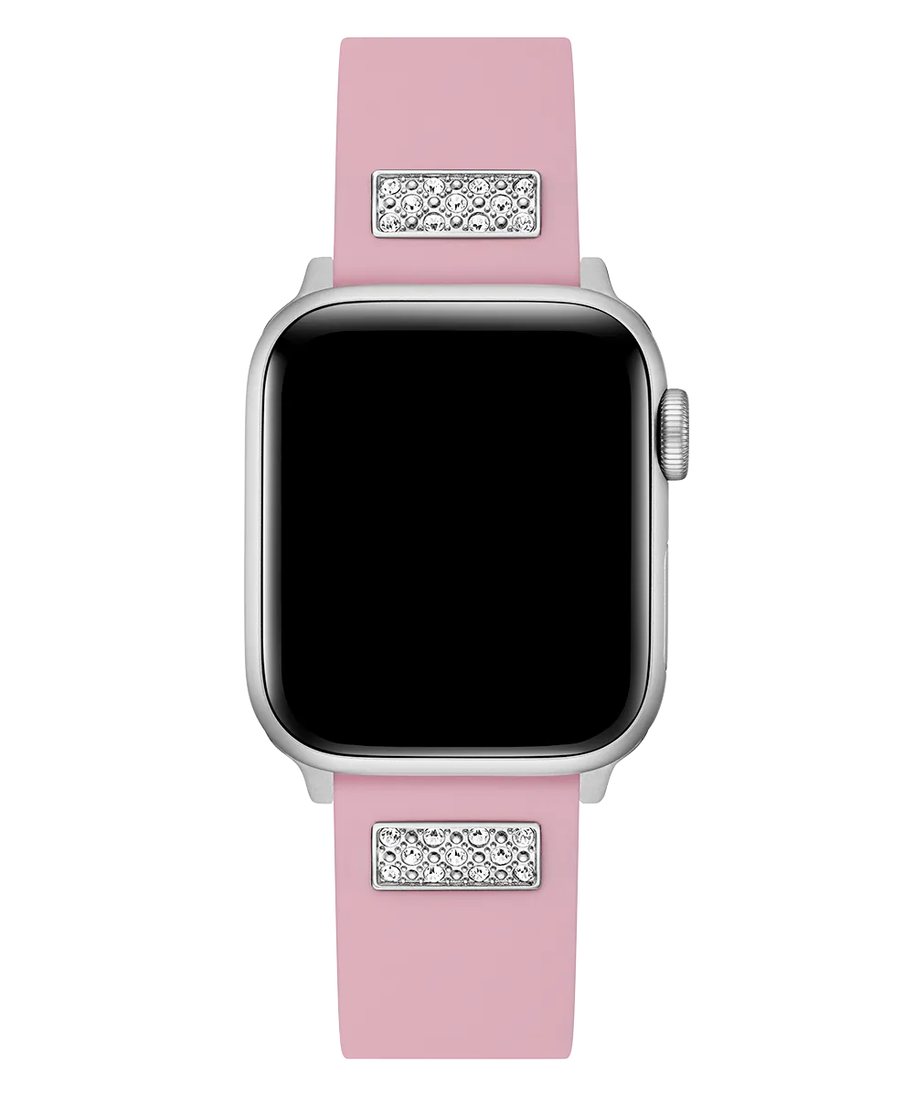 GUESS Silcone Band with Crystals insert for Apple 38-40 mm Watch