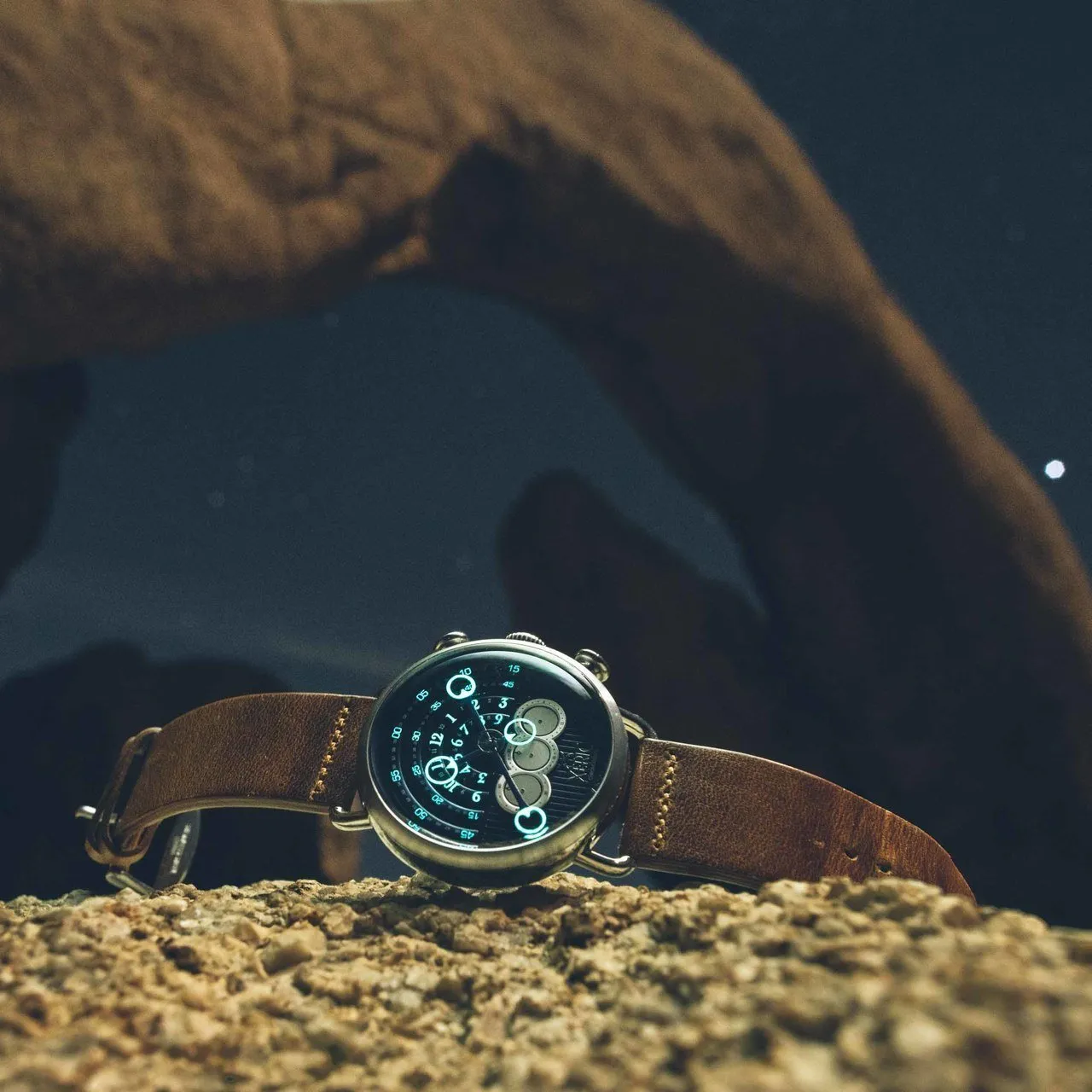 Halograph Chrono Sapphire Silver Navy