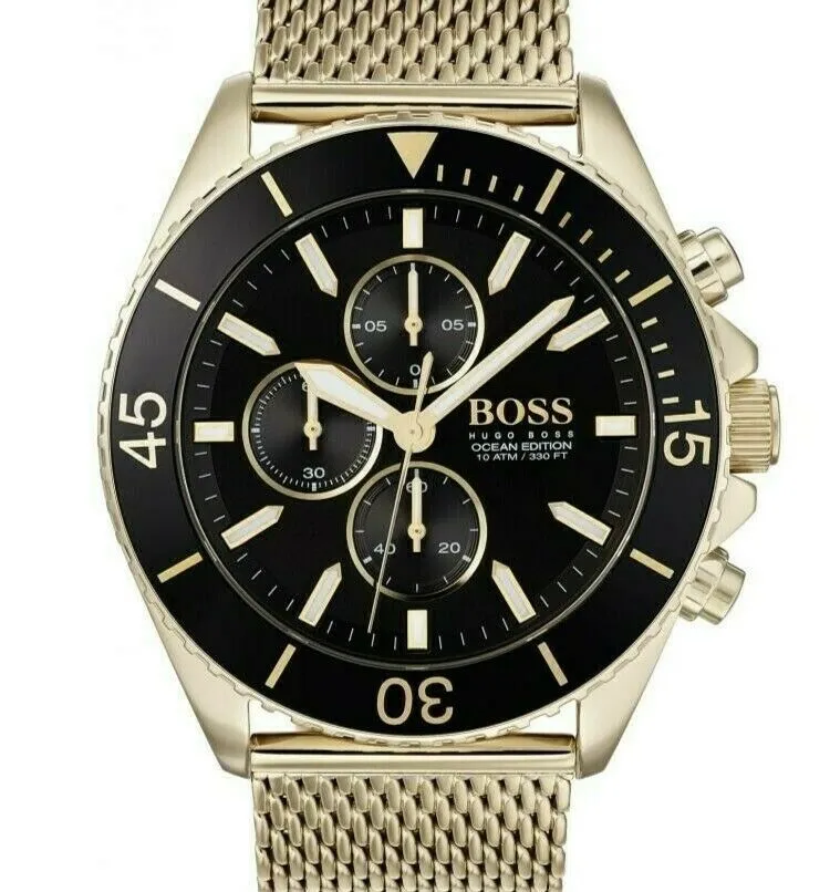 Hugo Boss Yellow Stainless Steel Men's Watch 1513703