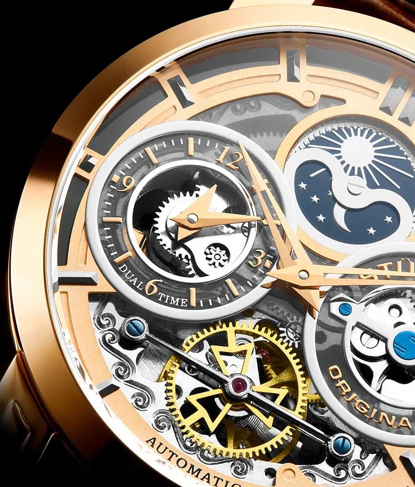 Luciano Automatic 46mm Skeleton