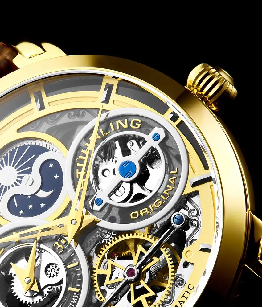 Luciano Automatic 46mm Skeleton