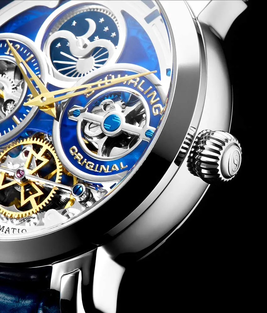 Luciano Automatic 46mm Skeleton