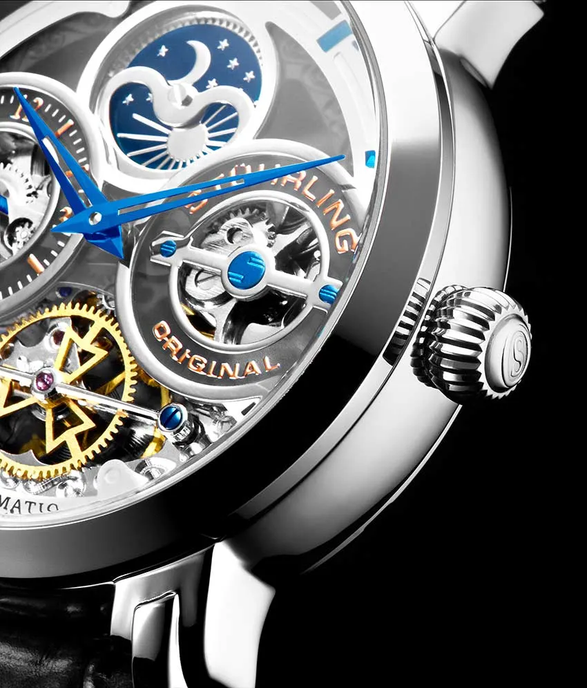 Luciano Automatic 46mm Skeleton