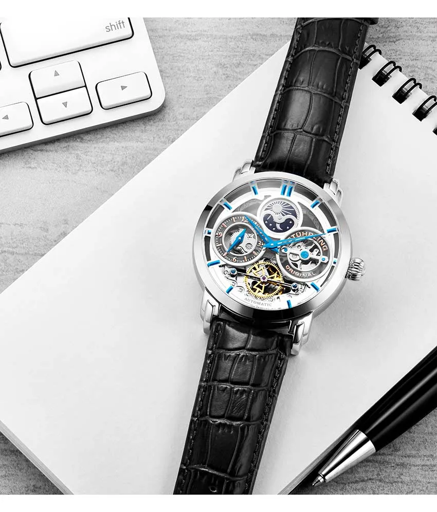 Luciano Automatic 46mm Skeleton
