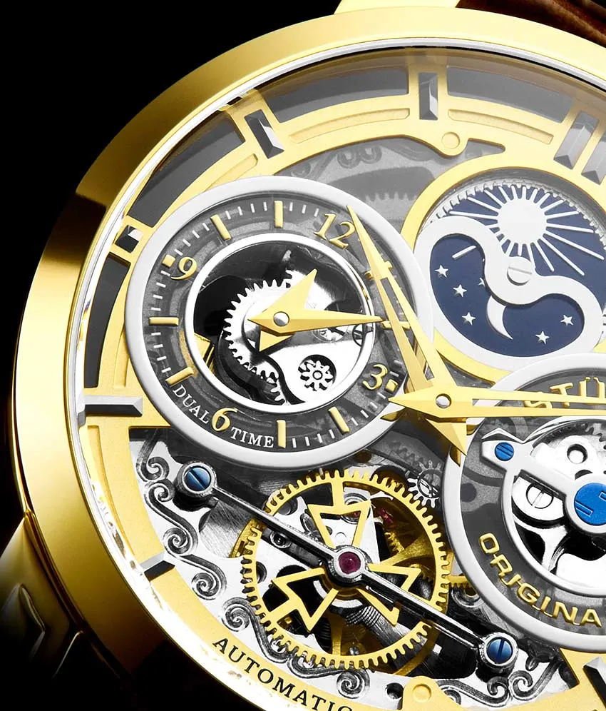 Luciano Automatic 46mm Skeleton