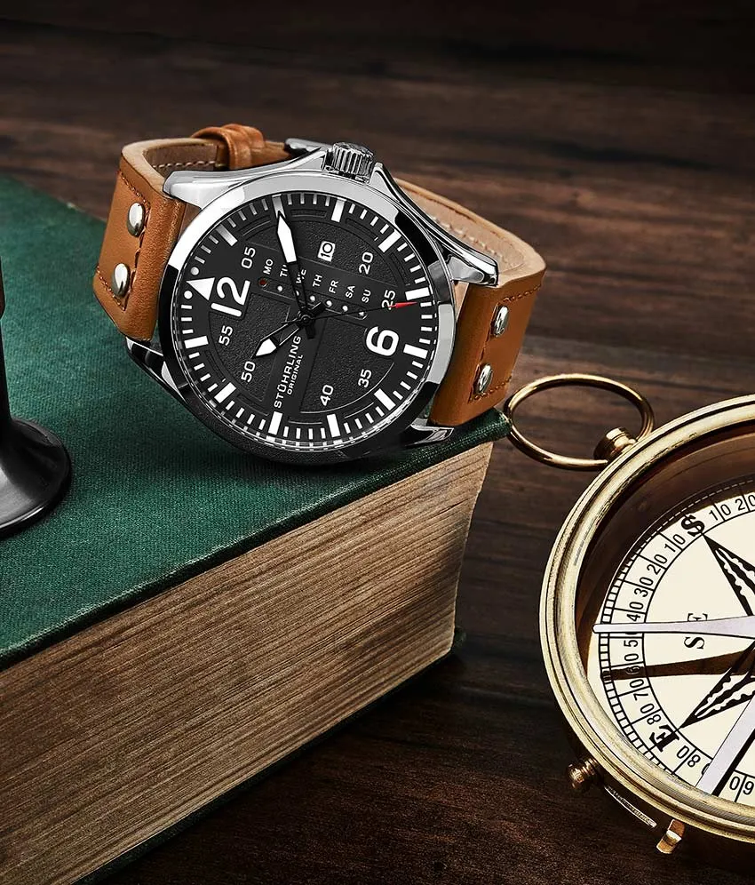 Maritimer 935.04, Aviator 3916.2, Signature Pen, and Watch Tool Kit