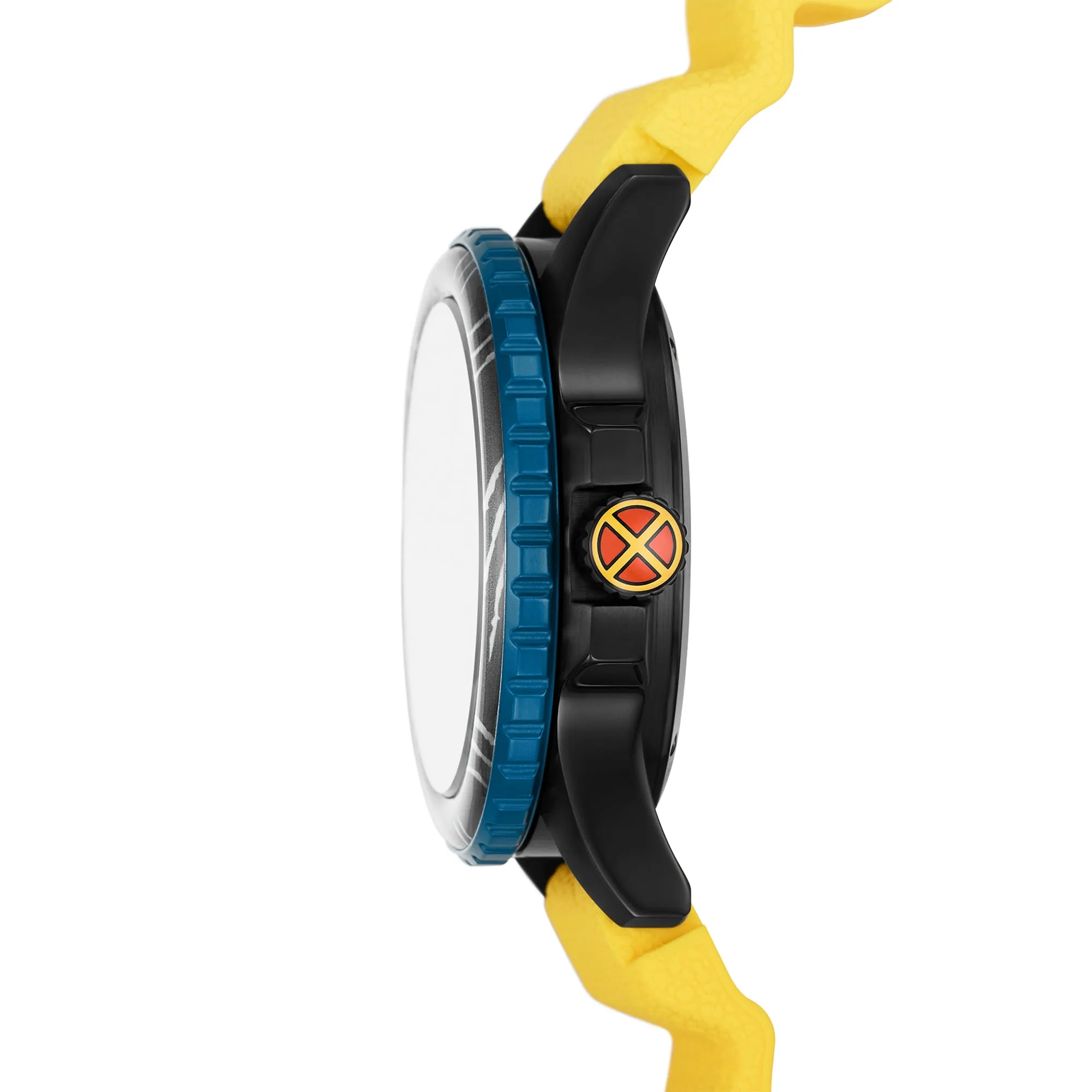 Marvel | Fossil Limited Edition Automatic Yellow Silicone Watch