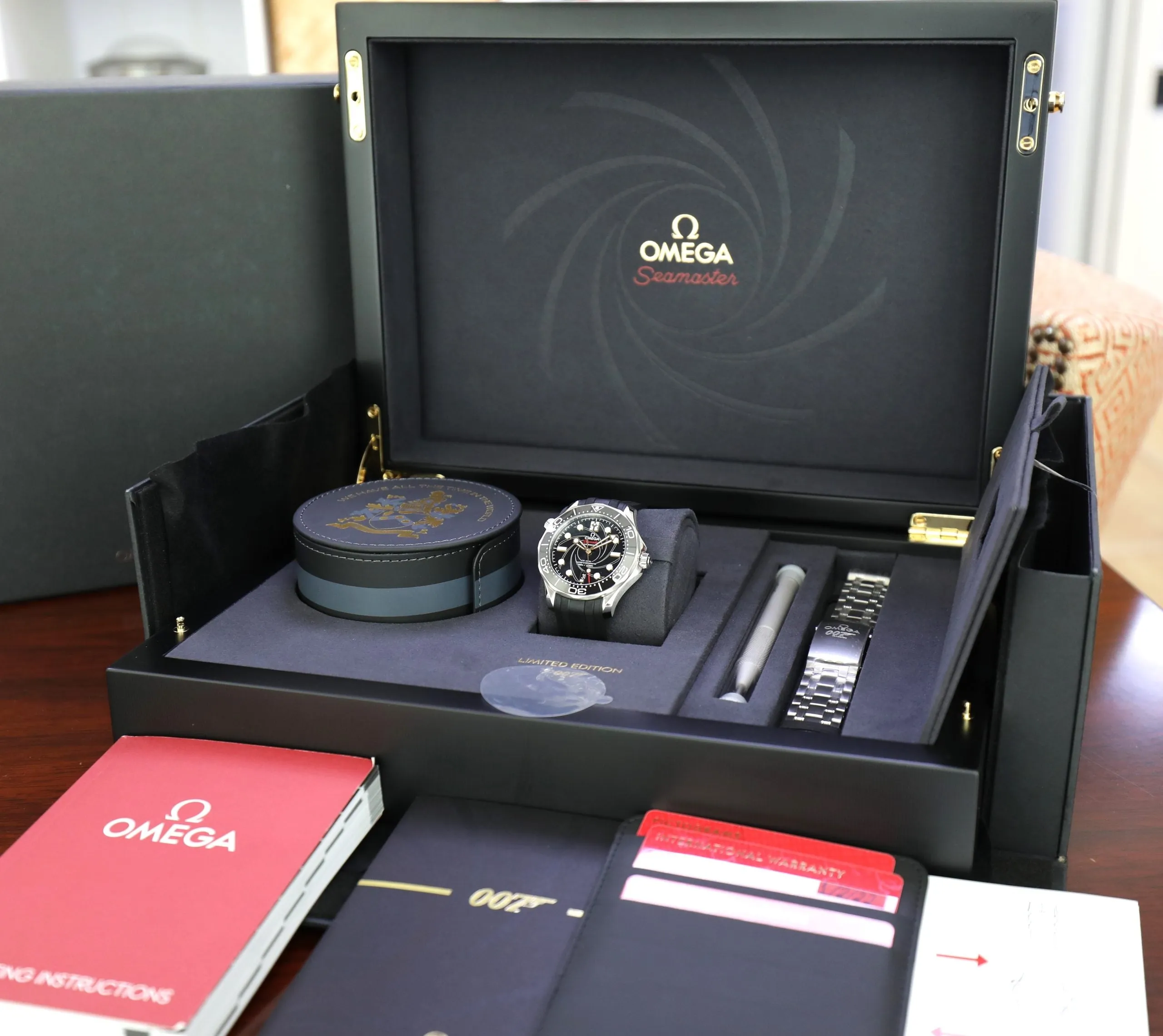 Omega Seamaster Diver 300M James Bond Anniversary Limited Edition – Unworn in stickers Full Set