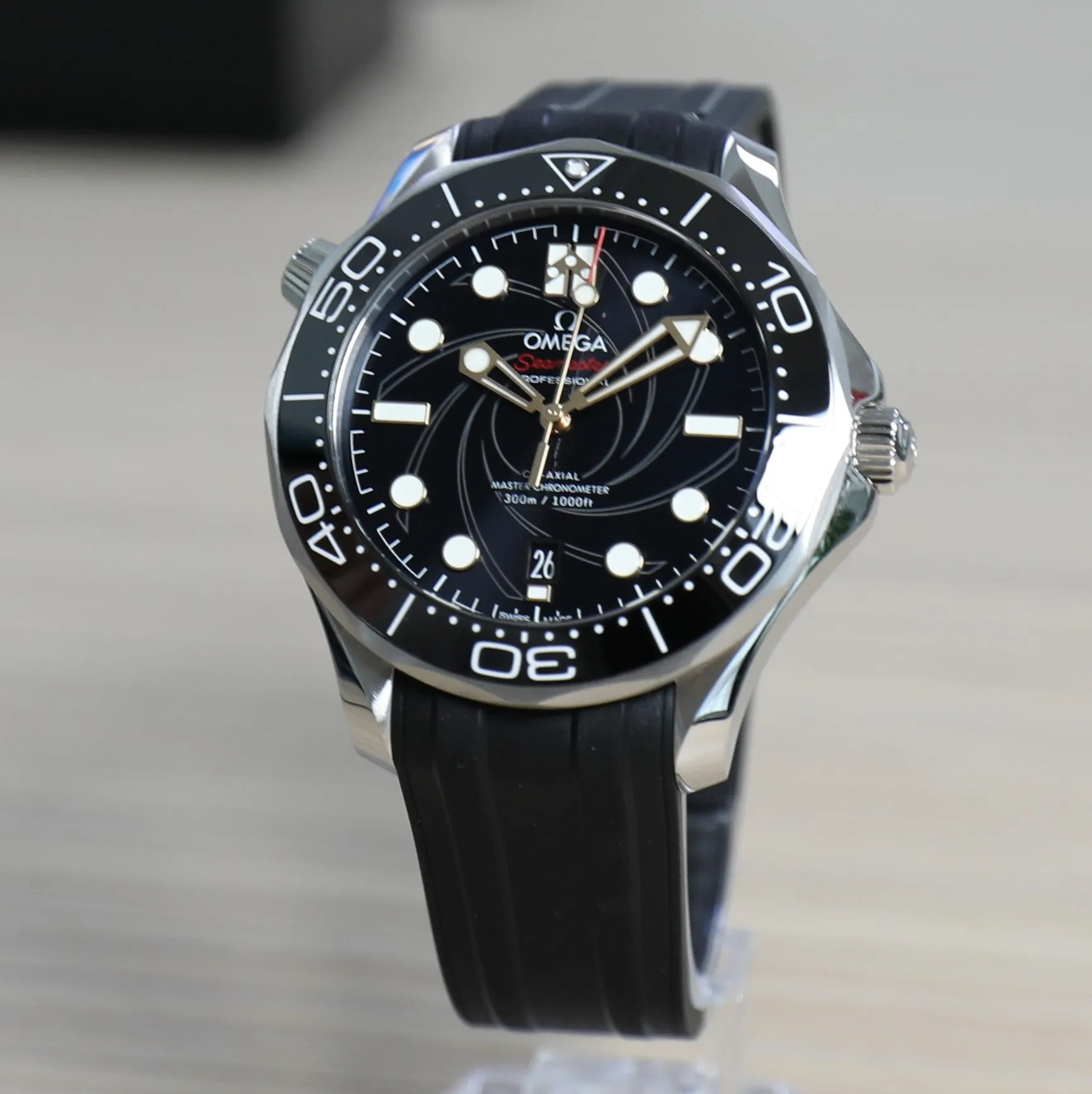 Omega Seamaster Diver 300M James Bond Anniversary Limited Edition – Unworn in stickers Full Set