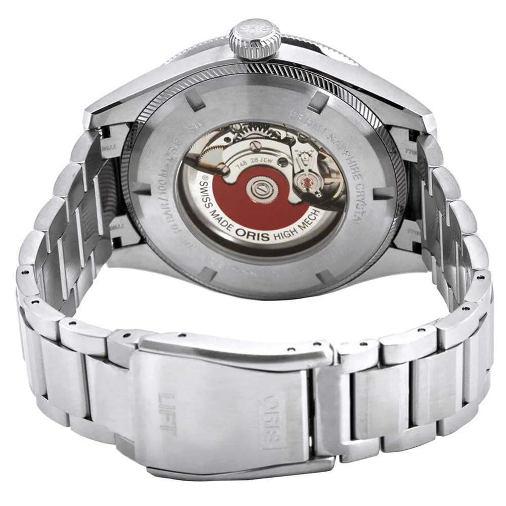 Oris Big Crown ProPilot Timer GMT Automatic Stainless Steel Black Dial Date Mens Watch 748 7756 4064-07 8 22 08