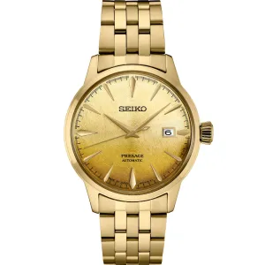 Seiko Presage Cocktail Time Gold-Tone Automatic Watch