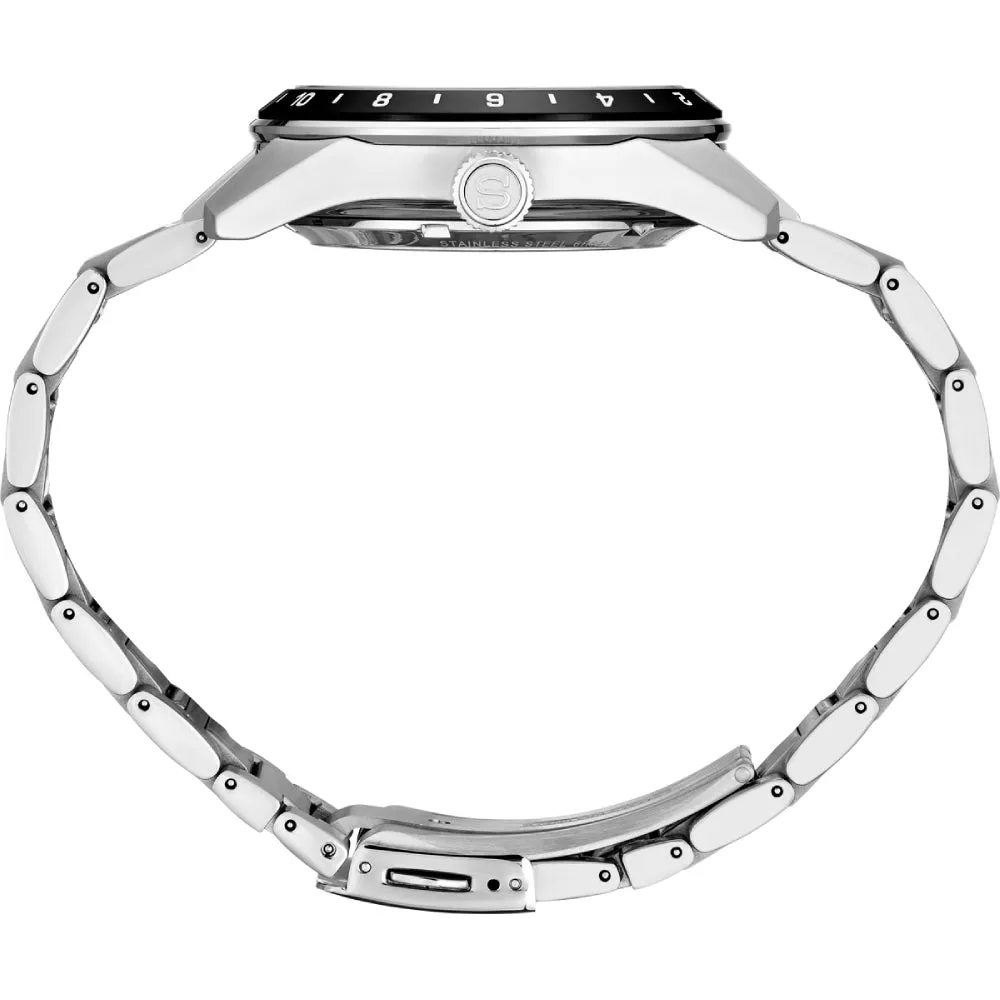 Seiko Presage Sharp-Edged Series GMT Black Dial SPB221