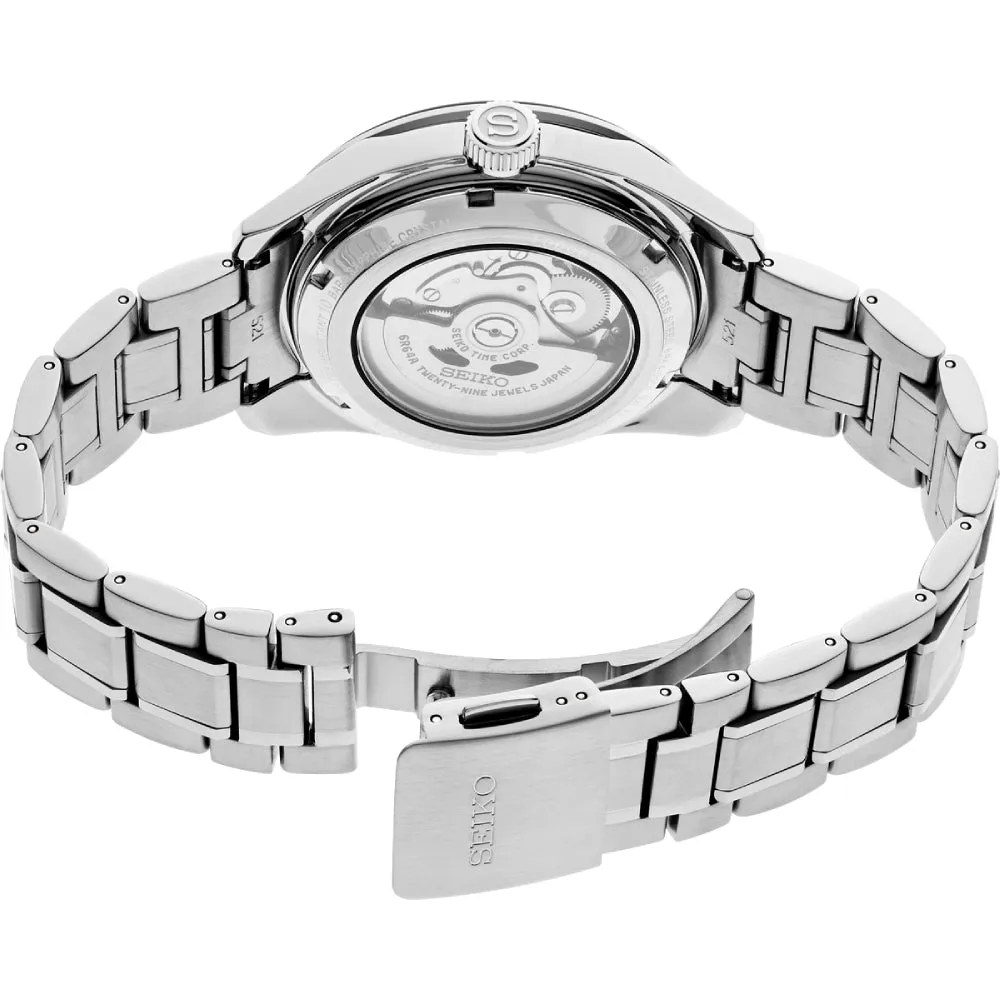 Seiko Presage Sharp-Edged Series GMT Black Dial SPB221
