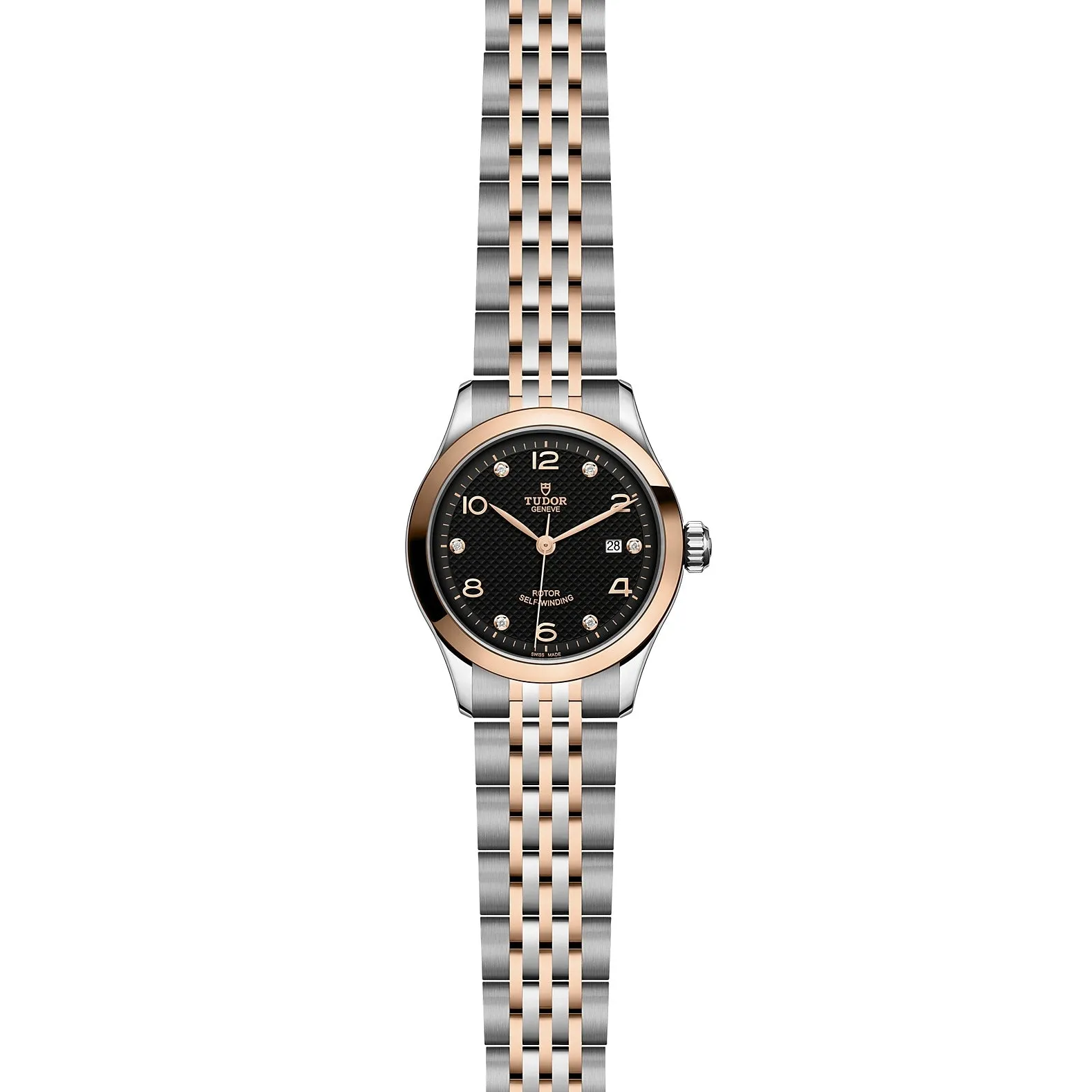 Tudor 1926 Watch, 28mm Black Dial, M91351-0004