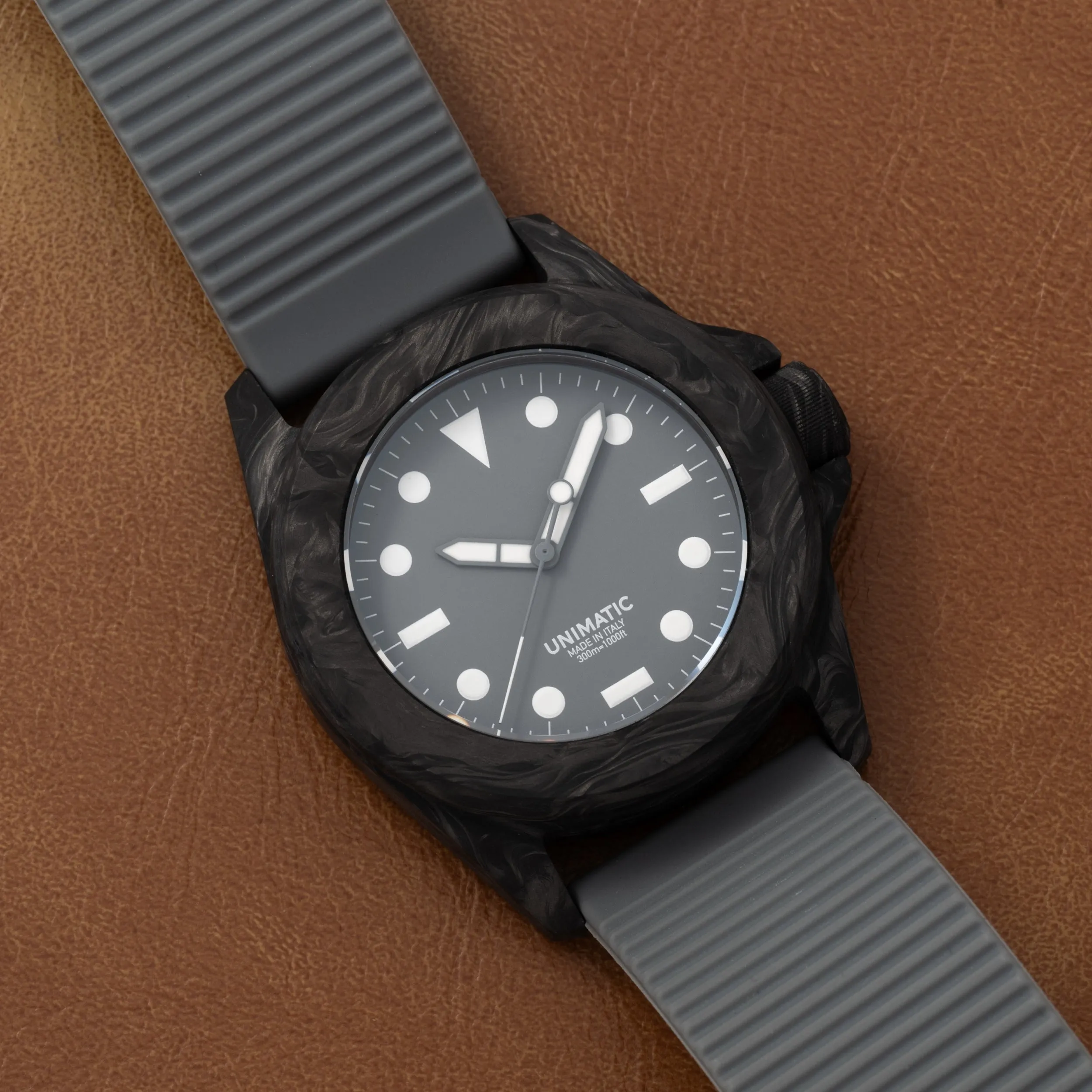 Unimatic Modello Quattro Carbon Limited Edition for HODINKEE