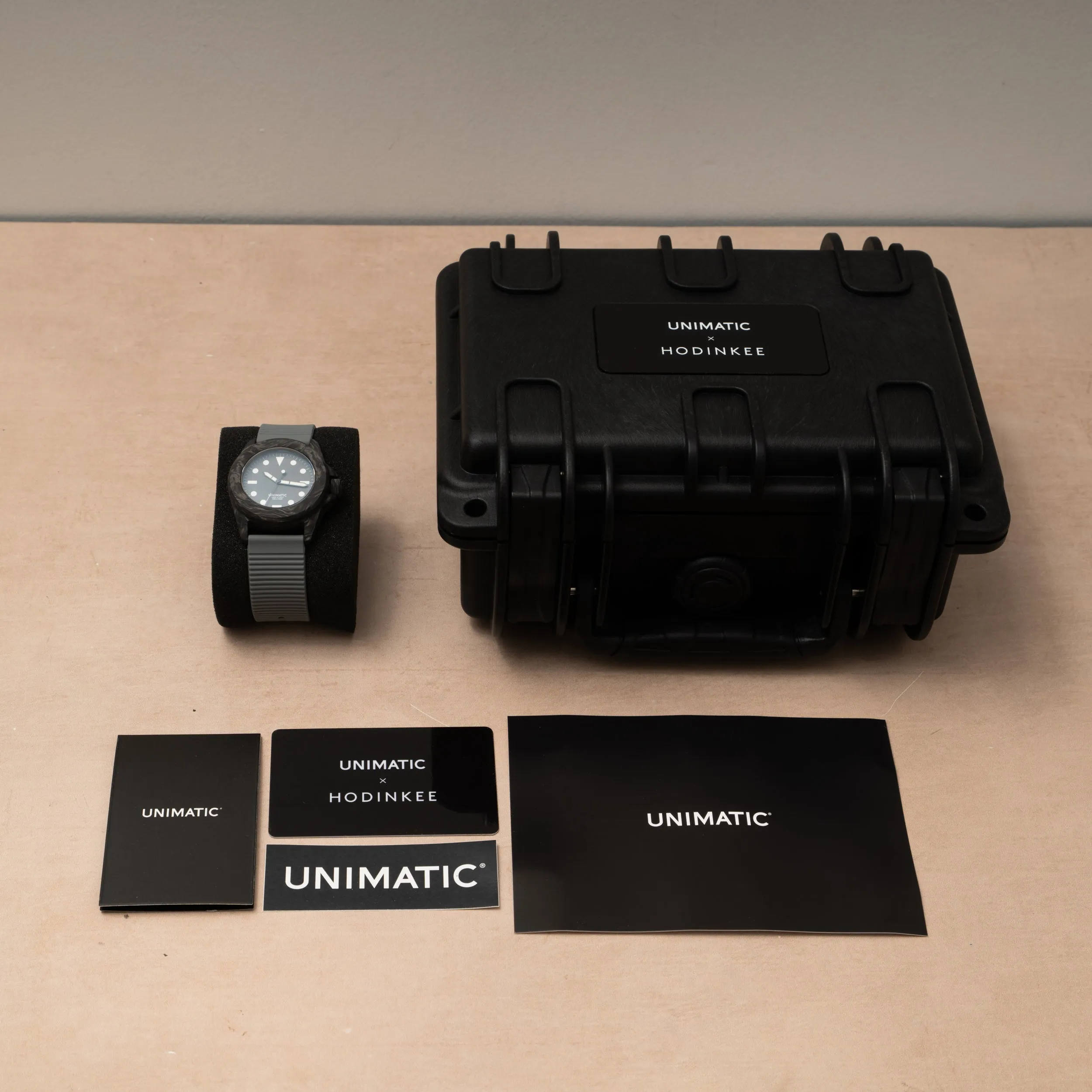 Unimatic Modello Quattro Carbon Limited Edition for HODINKEE