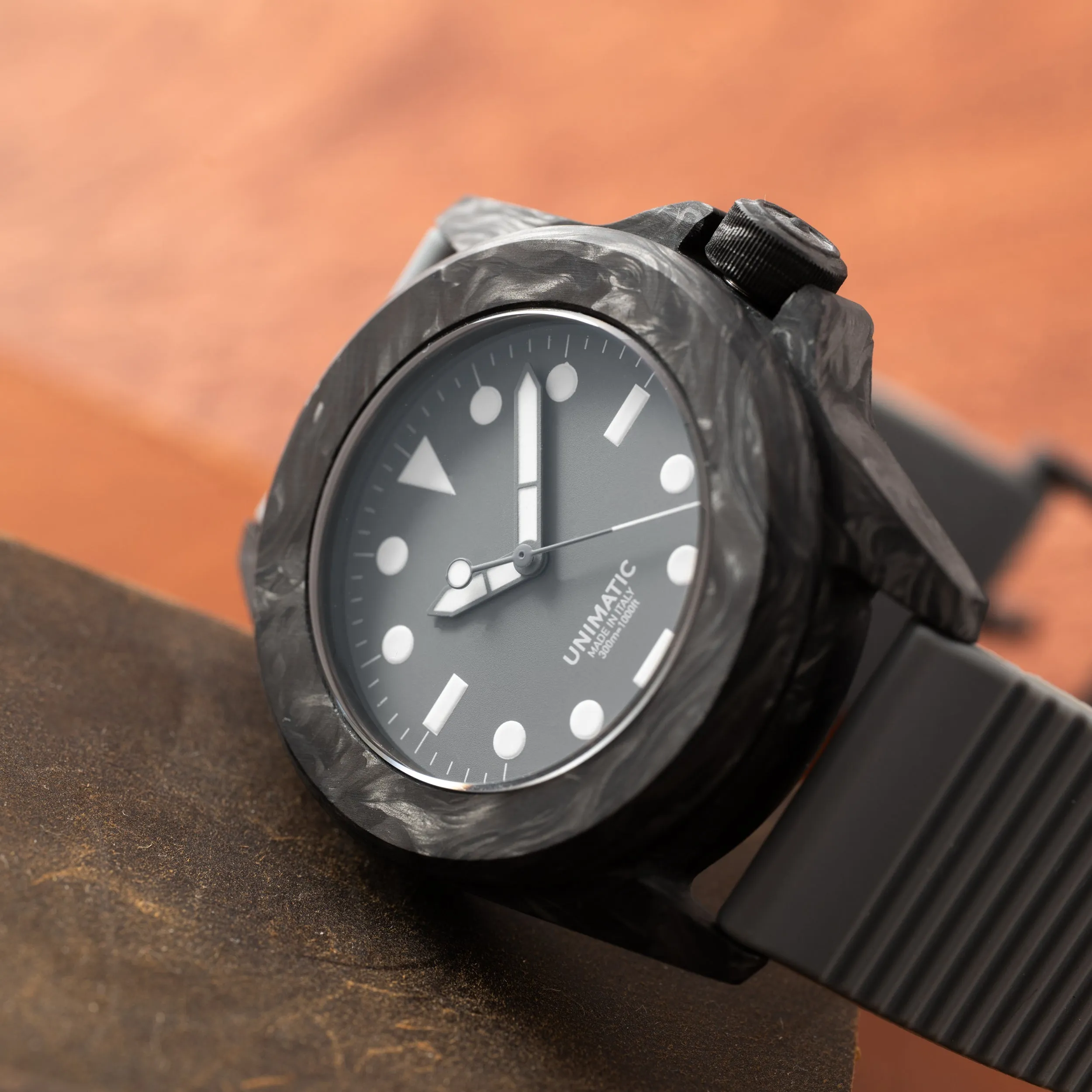 Unimatic Modello Quattro Carbon Limited Edition for HODINKEE