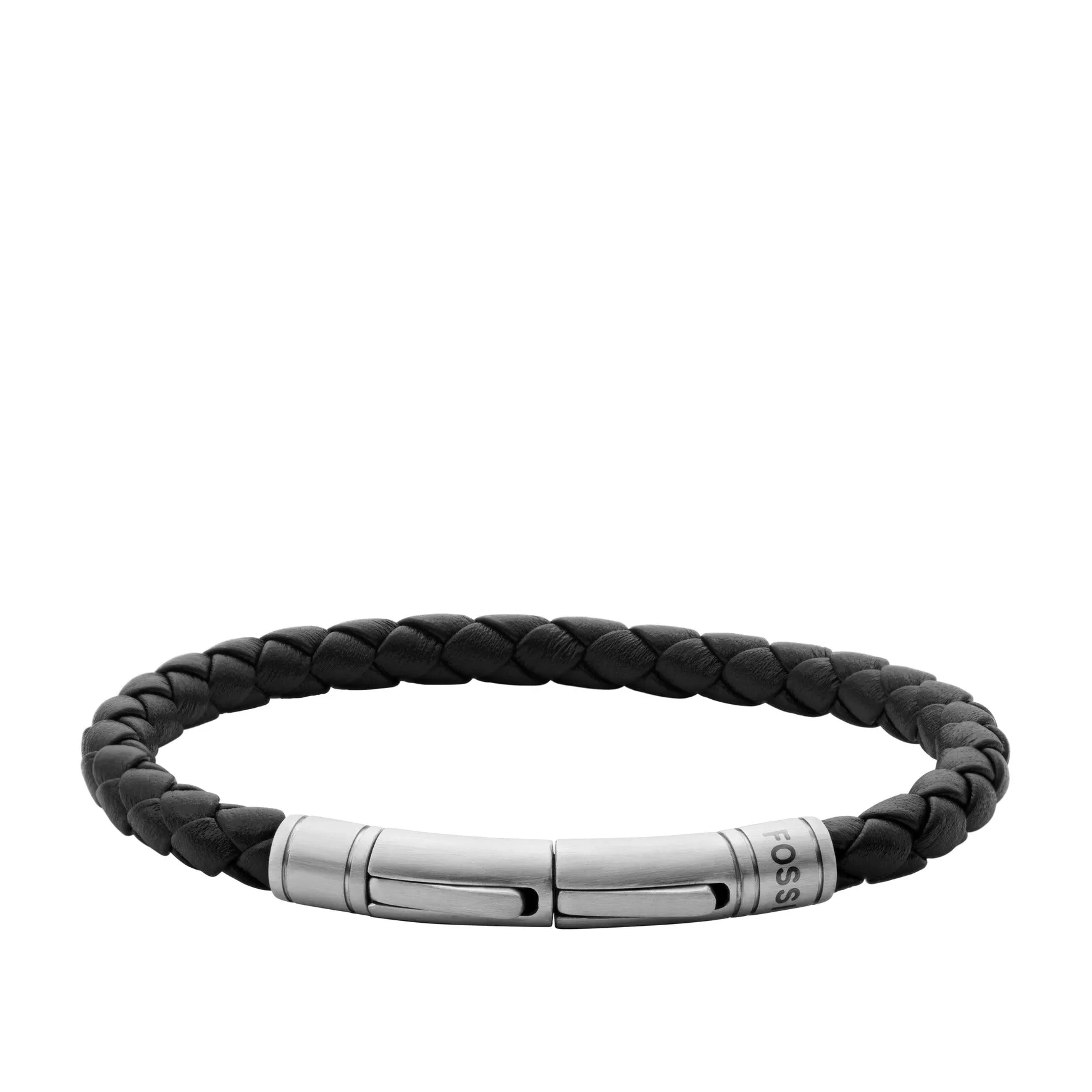 Vintage Casual Brown Braided Leather Bracelet